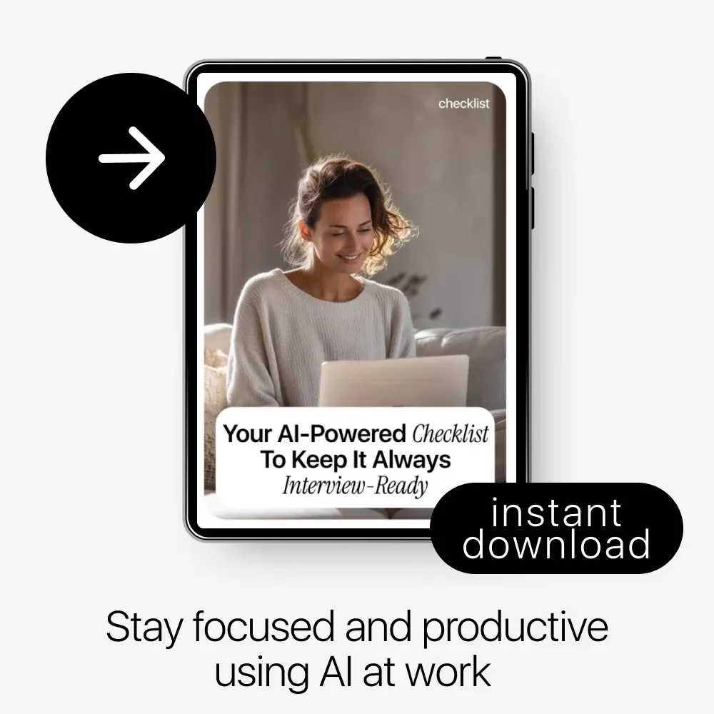 Your AI-Powered Checklist to Stay Laser-Focused at Work | How to Use AI to Reduce Distractions at Work Guide