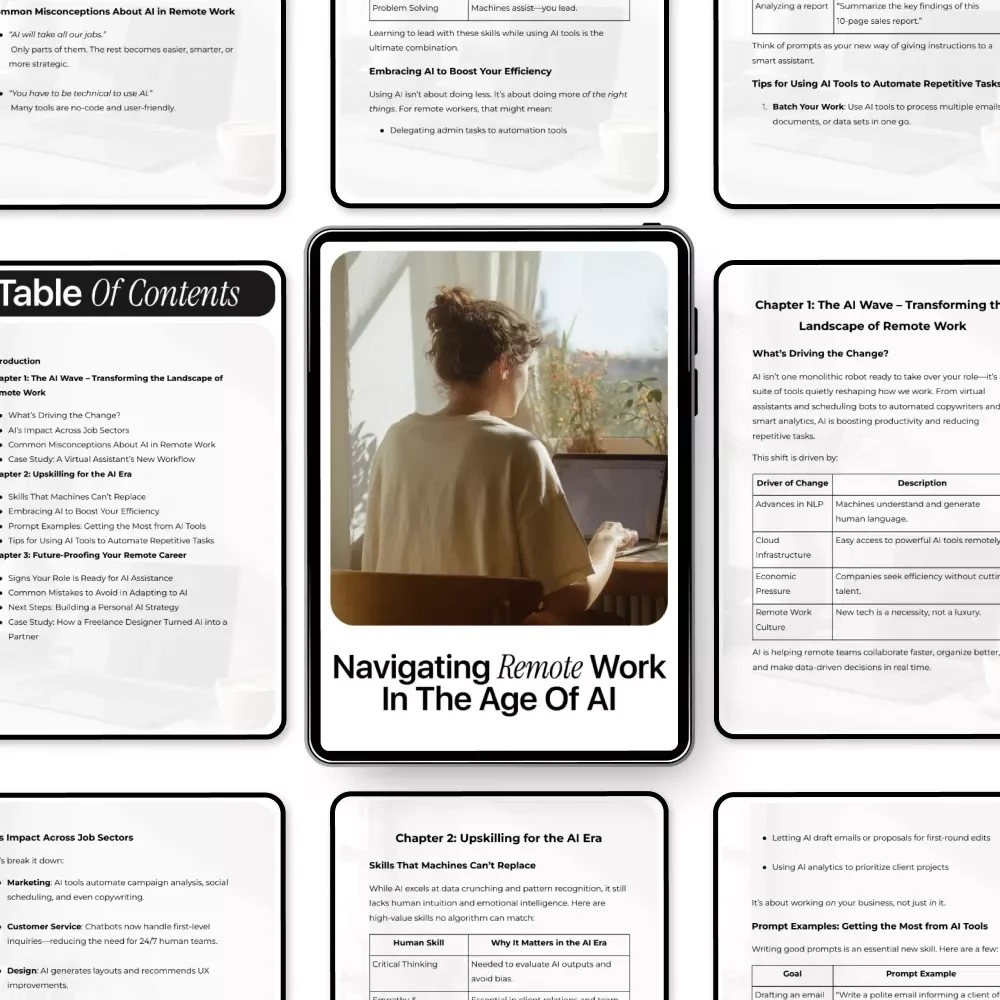 Navigating Remote Work in the Age of AI – Practical Guide to How AI Affects Remote Jobs, Upskilling, and Future-Proof Careers