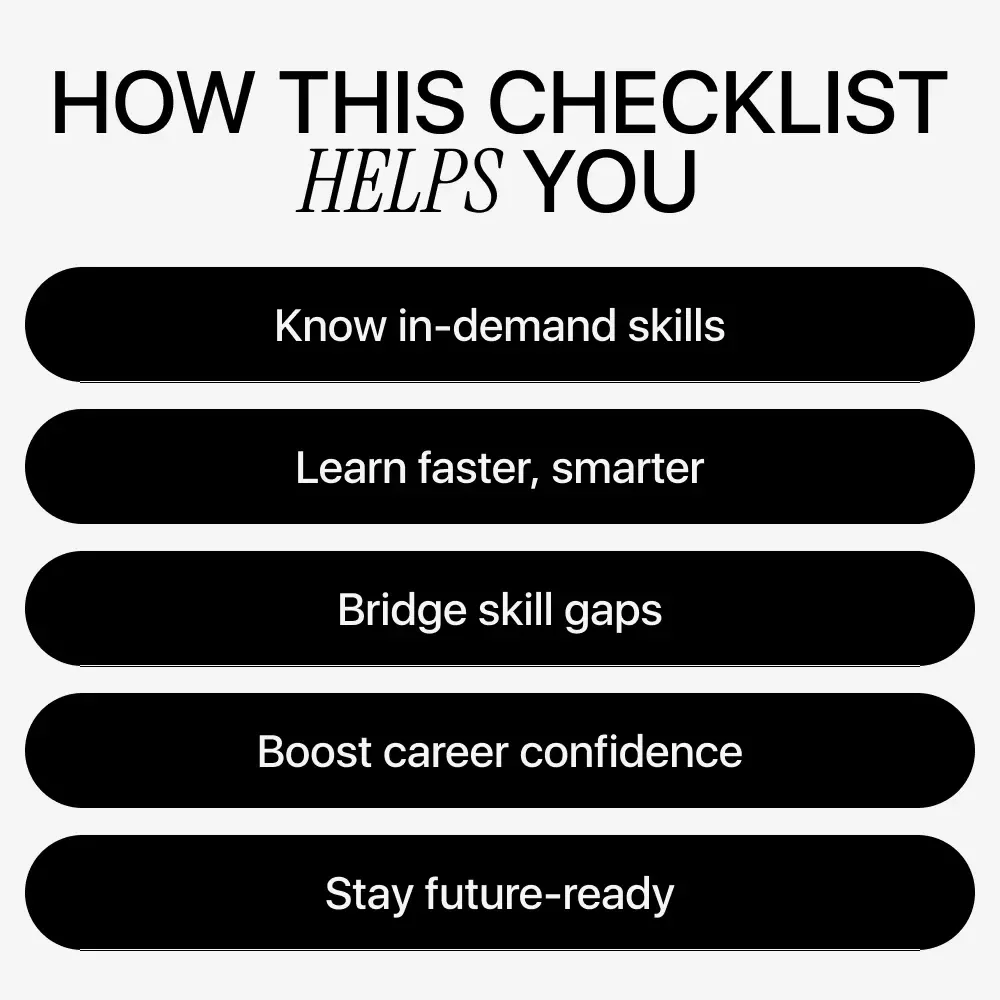 AI Skills Employers Crave Checklist | Career-Ready AI Skills Guide | ai skills employers want | Digital Download for Job Seekers & Professionals