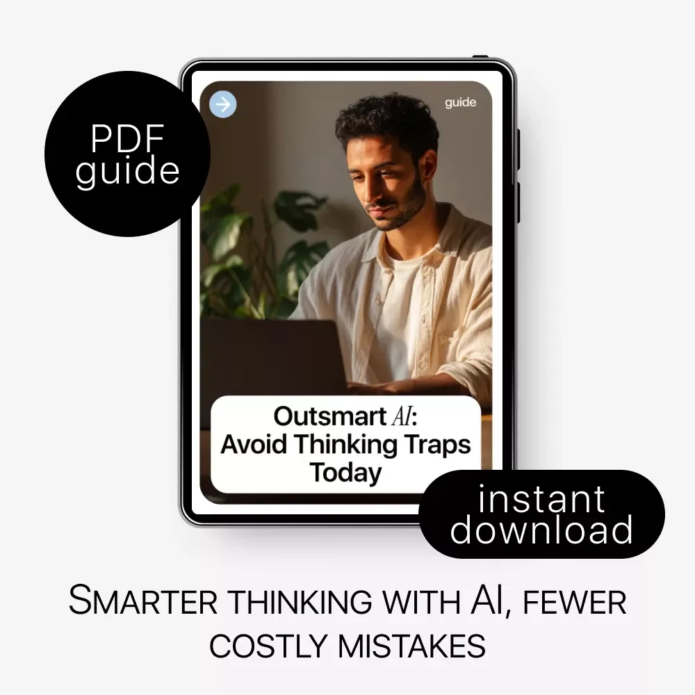 Outsmart AI: Avoid Thinking Traps Today – Smart AI Guide, Bias-Free Decision Making eBook, Practical AI Prompting Checklist