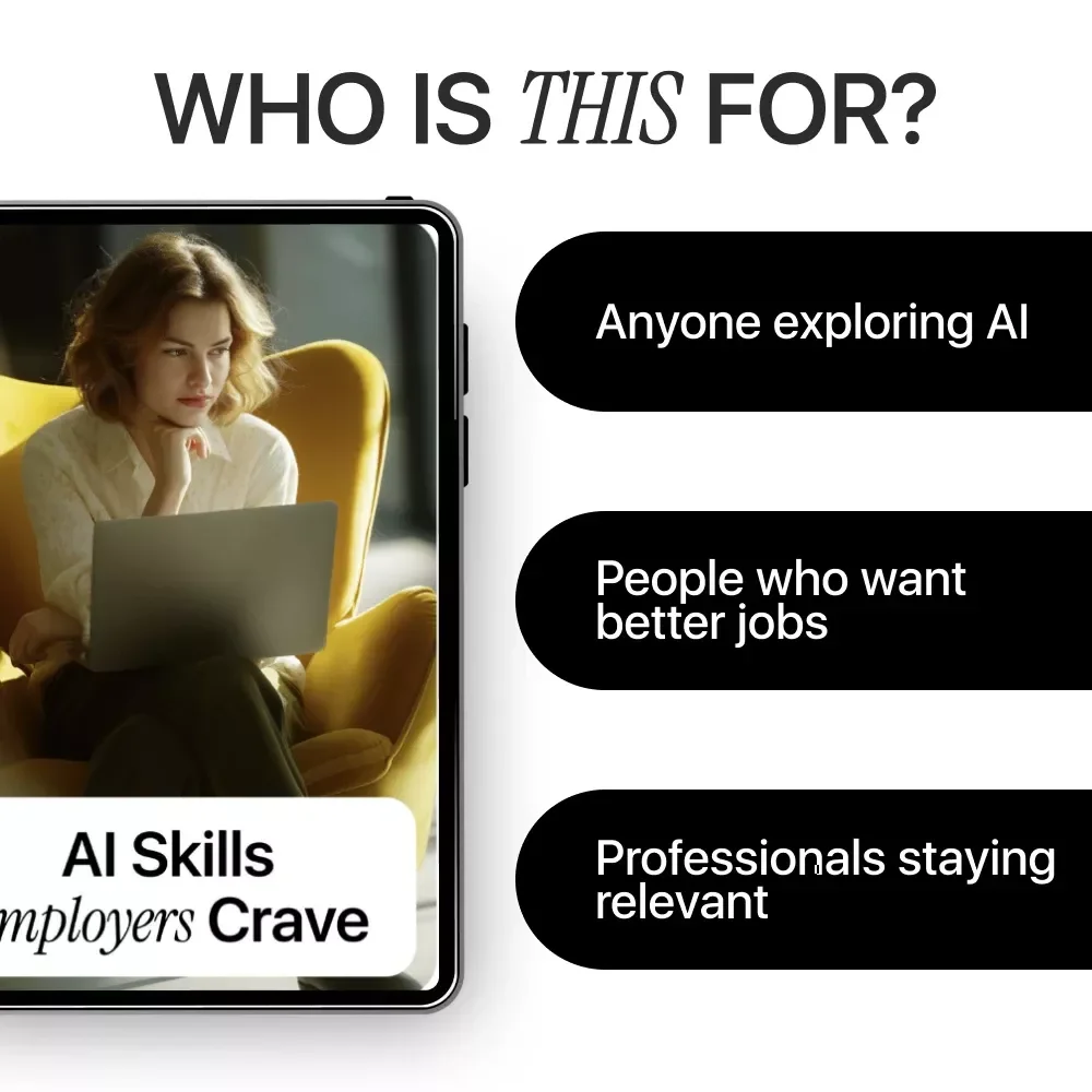 AI Skills Employers Crave Checklist | Career-Ready AI Skills Guide | ai skills employers want | Digital Download for Job Seekers & Professionals