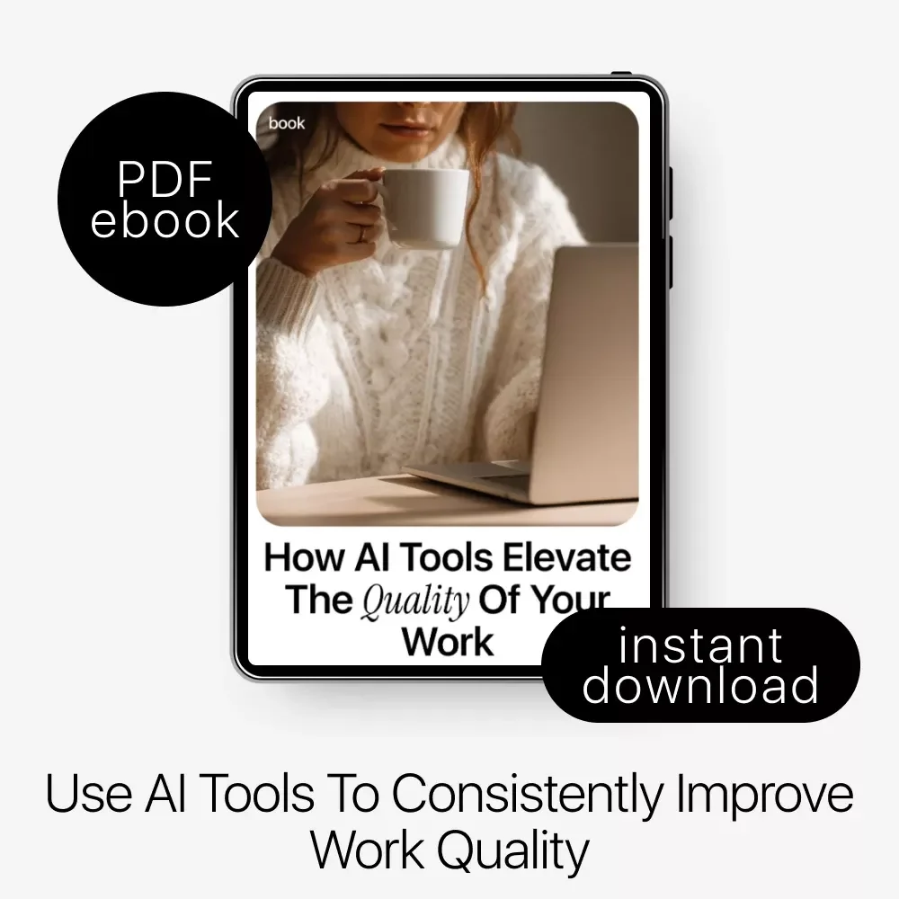 How AI Tools Elevate the Quality of Your Work | Practical eBook on AI Tools That Improve Quality of Work for Professionals & Creators