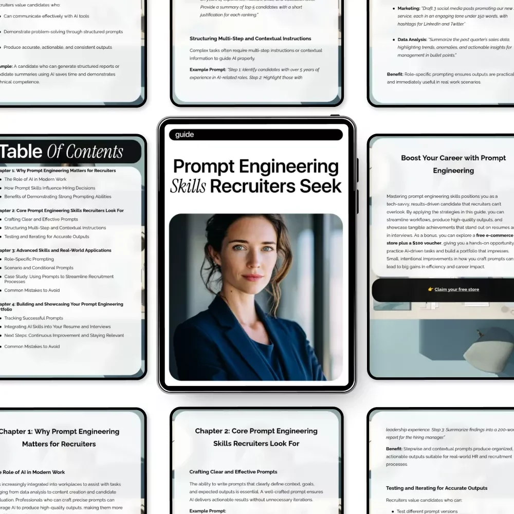 Prompt Engineering Skills Recruiters Seek – Practical Guide to the Prompt Engineering Skills Recruiters Look For in AI, Tech & Digital Careers