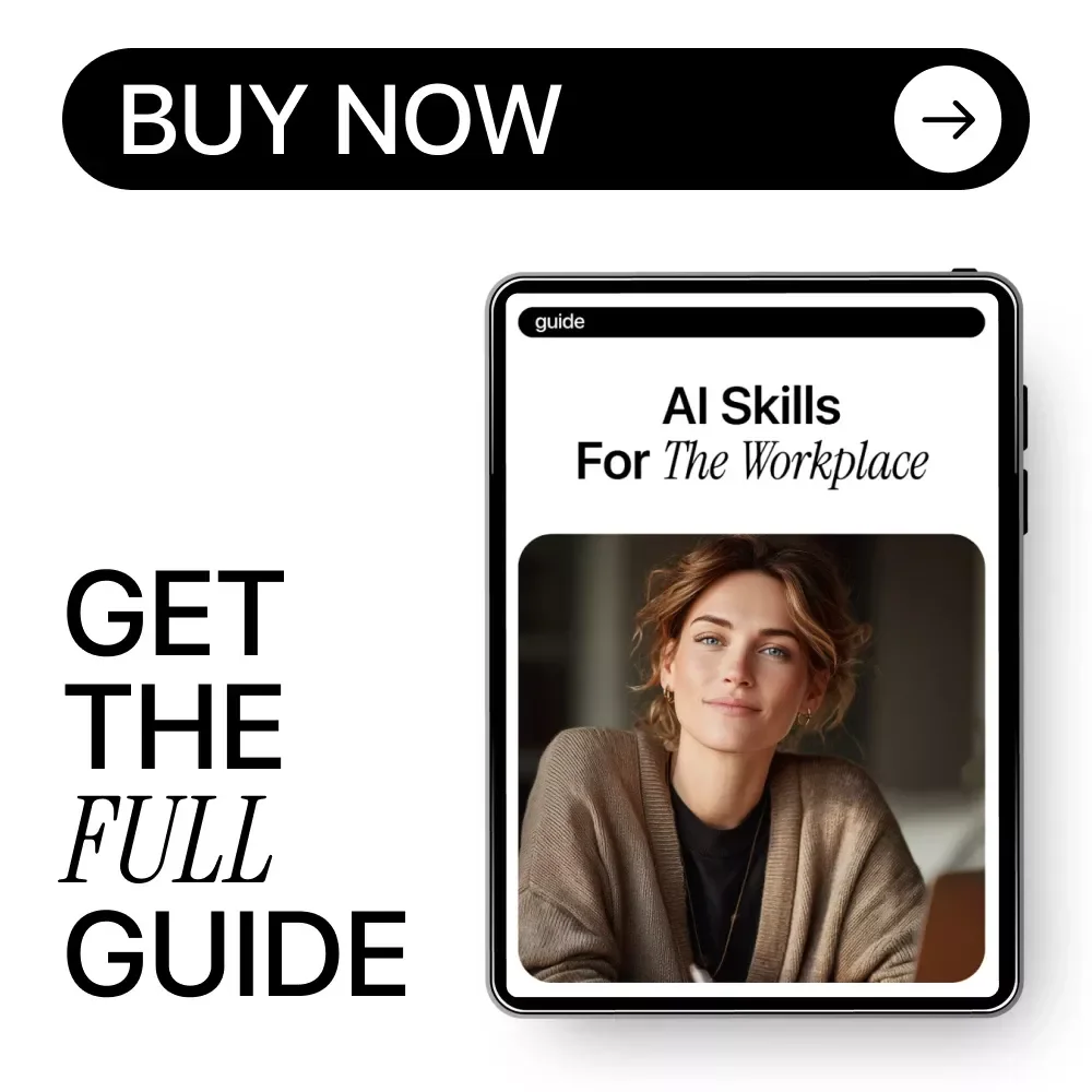 AI Skills for the Workplace – Practical AI Guide for Career Growth, Digital Download eBook for Professionals, Future-Ready Work Skills