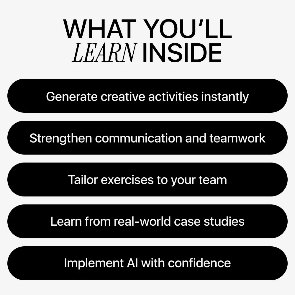 AI Team Playbook: Boosting Collaboration with Smart Activities – Ultimate Guide for AI for Creating Team Building Activities