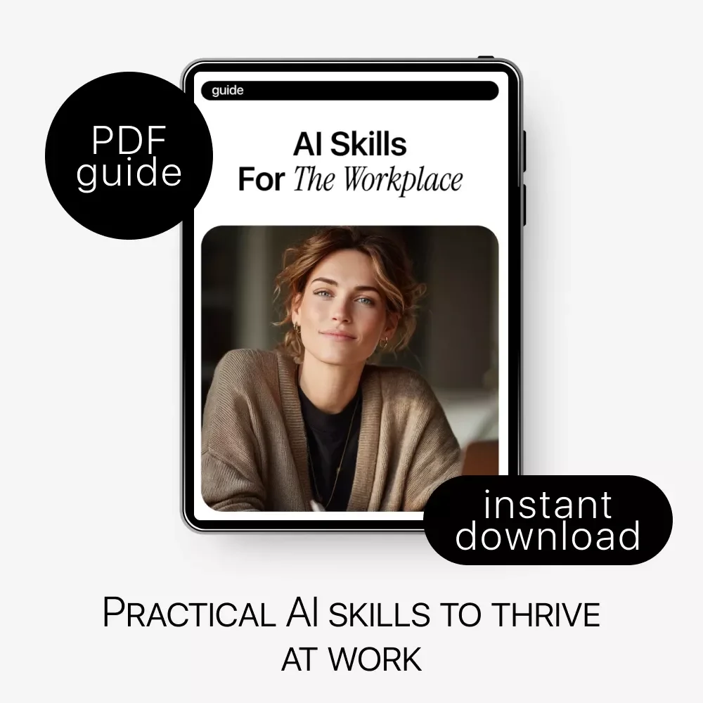 AI Skills for the Workplace – Practical AI Guide for Career Growth, Digital Download eBook for Professionals, Future-Ready Work Skills