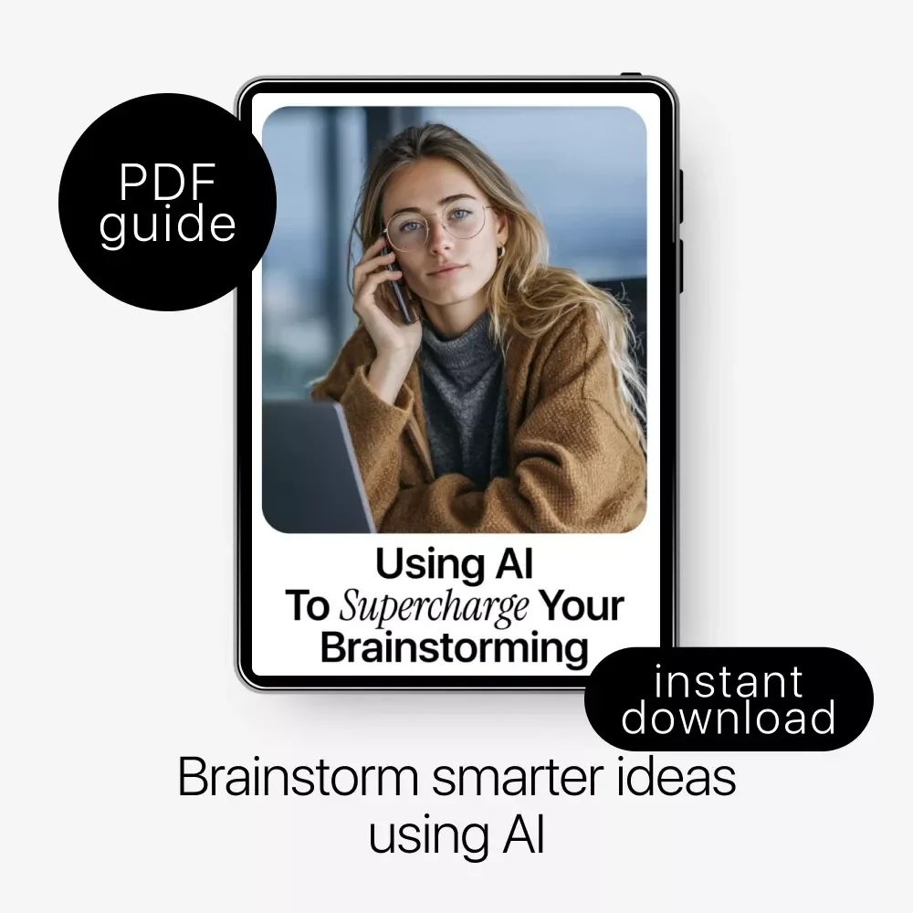 Using AI to Supercharge Your Brainstorming – Practical Guide to ai tools for brainstorming ideas, Creative Thinking, Idea Generation Workflow, Digital Download