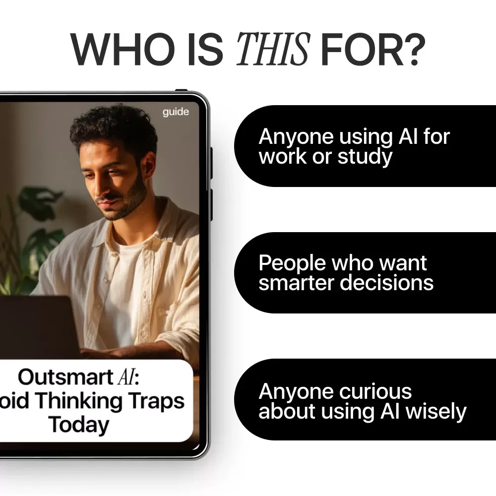 Outsmart AI: Avoid Thinking Traps Today – Smart AI Guide, Bias-Free Decision Making eBook, Practical AI Prompting Checklist