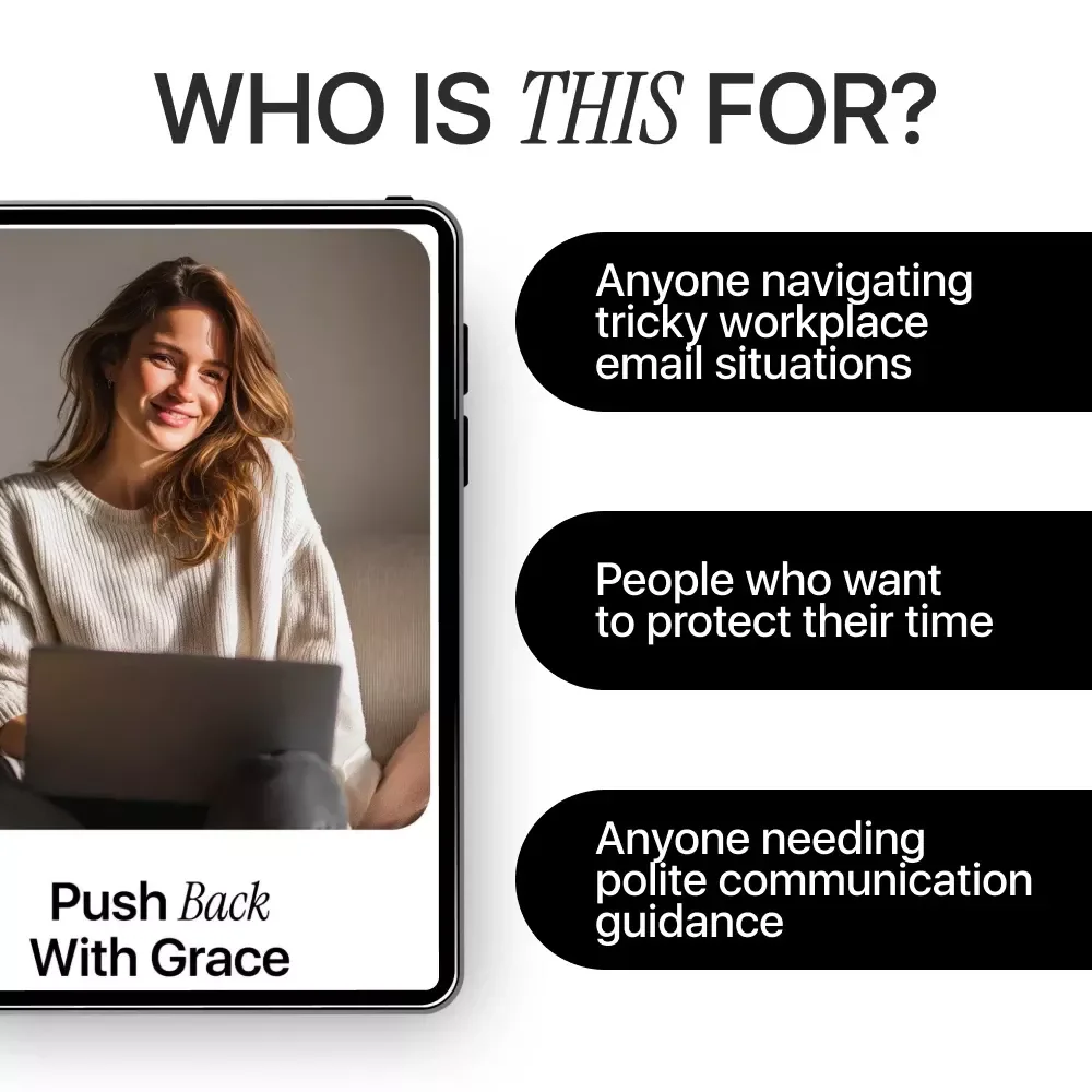Push Back with Grace: Polite Email Checklist Using AI for Drafting Pushback Emails