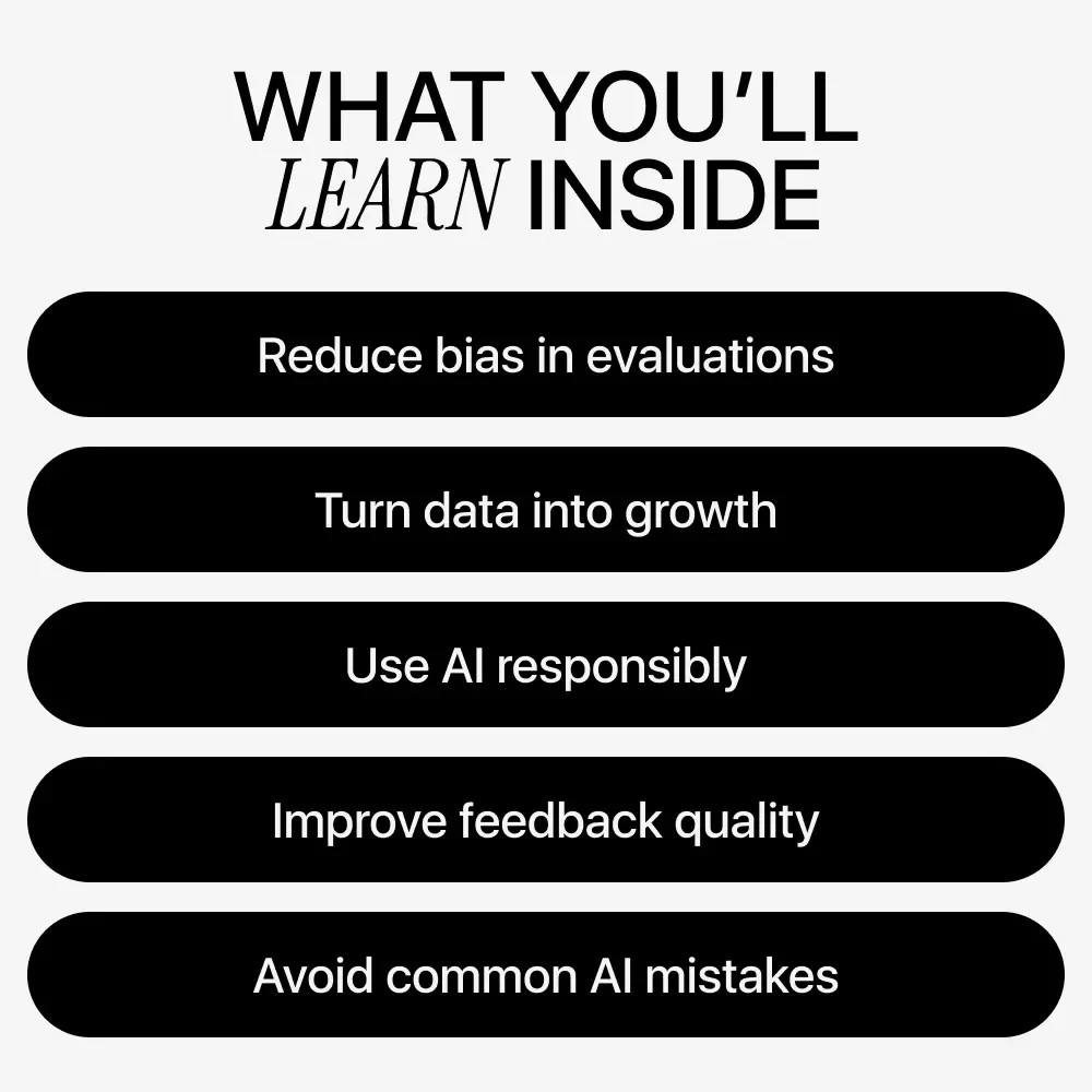 Measuring What Matters in the Age of AI | Ebook on the AI Role in Employee Evaluations, Smarter Performance Reviews, Human-AI Feedback Systems