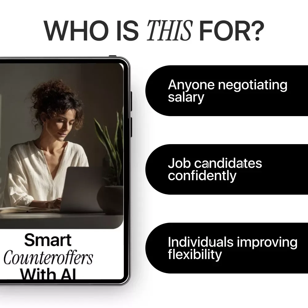 Smart Counteroffers With AI: The Ultimate Guide To Writing A Counter Offer Email Using AI For Writing A Counter Offer Email, Salary Negotiation, Benefits, And Flexibility Tips