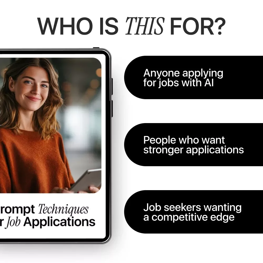 Prompt Techniques for Job Applications | AI Job Search Guide for Resumes & Cover Letters | Smart Prompt Techniques for Job Applications Success