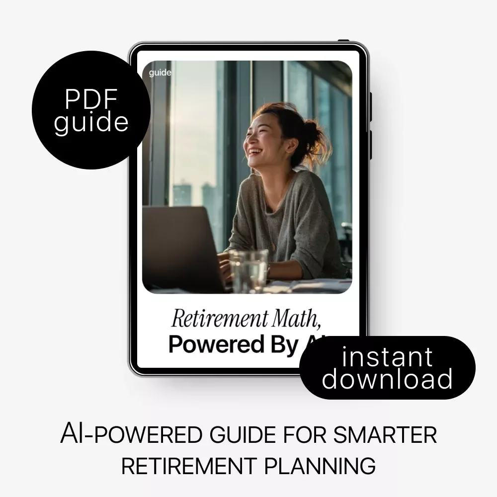 Retirement Math, Powered by AI – Digital Guide, eBook & Checklist for Smart Retirement Planning with AI Prompts and Life Data Insights