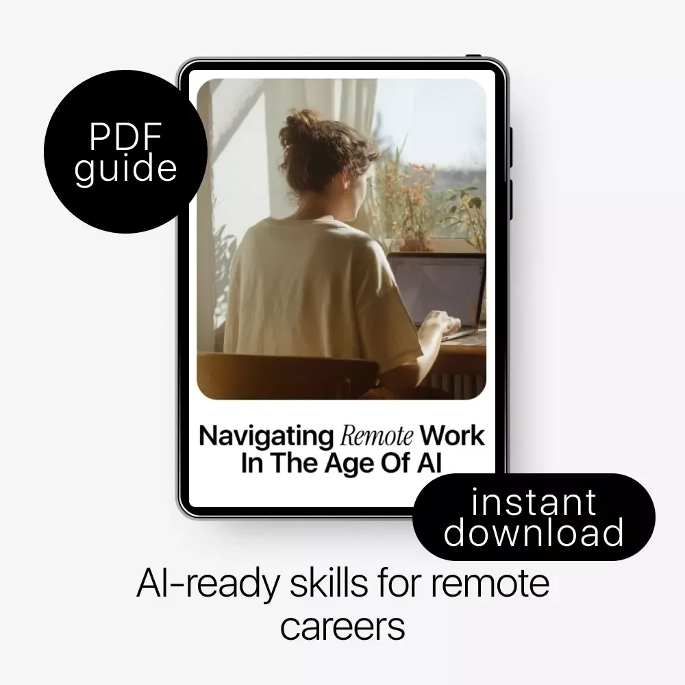 Navigating Remote Work in the Age of AI – Practical Guide to How AI Affects Remote Jobs, Upskilling, and Future-Proof Careers