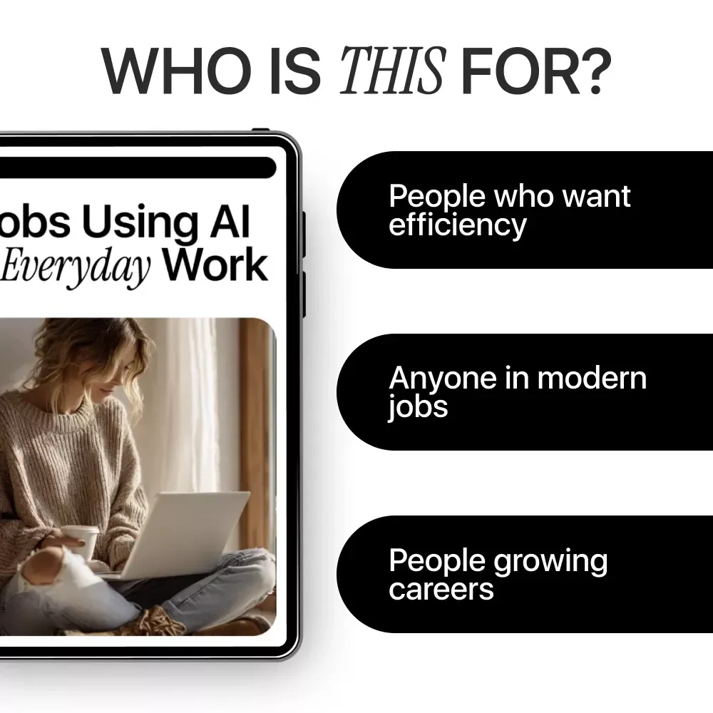 Jobs Using AI in Everyday Work – Practical eBook Guide to Real-World AI Careers, Office, Marketing & Creative Jobs Using AI in Everyday Work