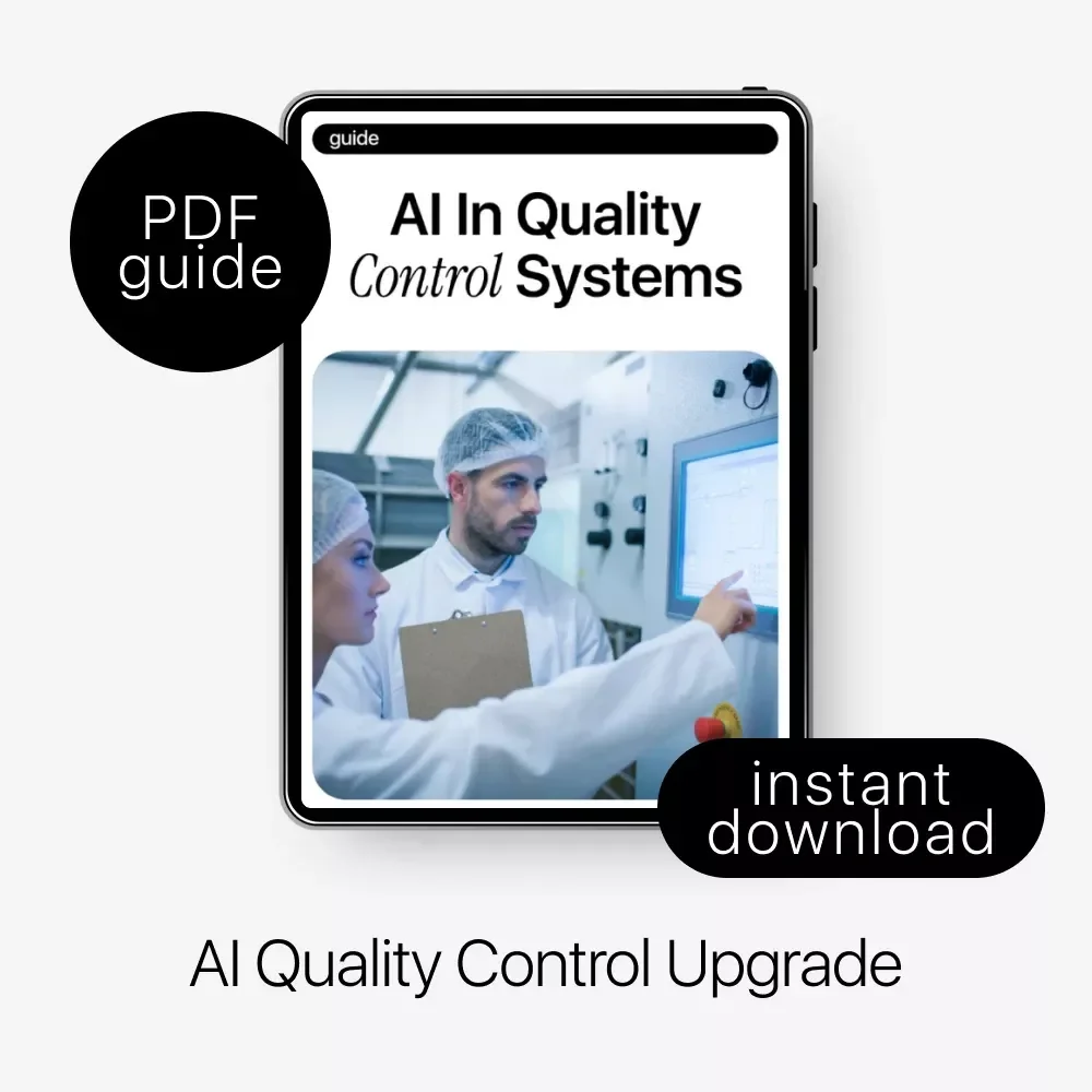 AI in Quality Control Systems Guide | Digital Download for Quality Assurance Teams | AI in Quality Control Systems eBook for Manufacturing, Inspection, Testing & Process Optimization
