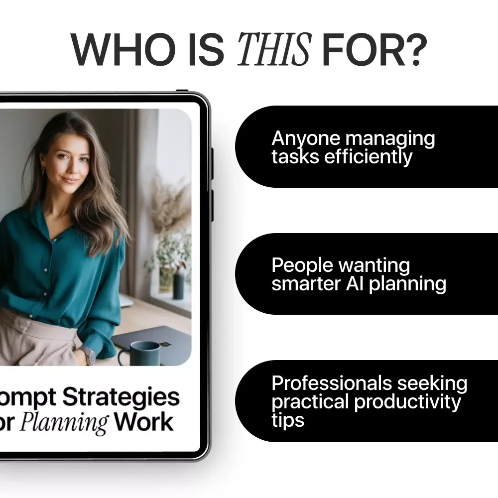 Prompt Strategies for Planning Work – Digital Guide to Boost Productivity, AI-Enhanced Work Planning, Task Prioritization & Effective Prompt Strategies for Planning Work