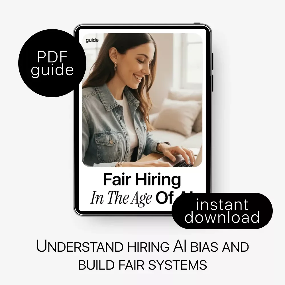 Fair Hiring in the Age of AI – Ethical Hiring AI Guide, Bias in Recruitment eBook, Responsible AI Hiring Checklist for Employers & HR