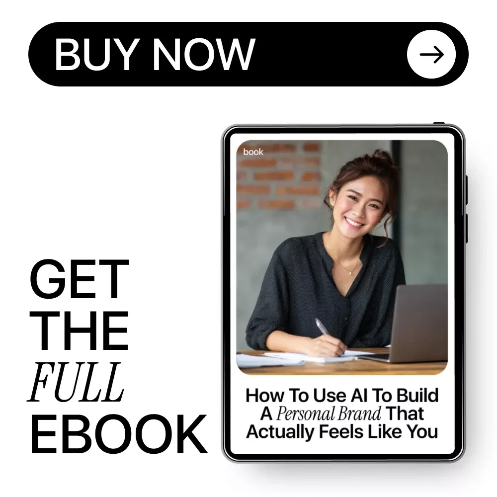 How to Use AI to Build a Personal Brand That Actually Feels Like You | Practical eBook Guide on how to use ai to build a personal brand with Authenticity, Systems & Clarity