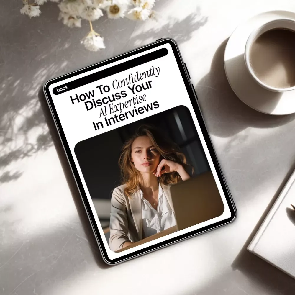 How to Confidently Discuss Your AI Expertise in Interviews | AI Interview Guide, Career eBook, Job Interview Prep for Professionals