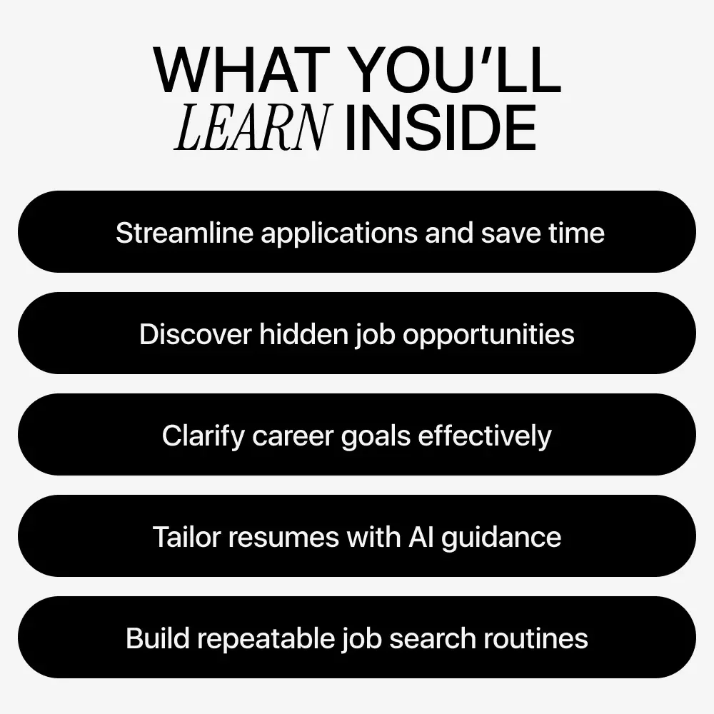 Master Your Job Search Strategy with AI – Ultimate Guide with AI Prompts for Job Search Strategy, eBook & Checklist for Career Success