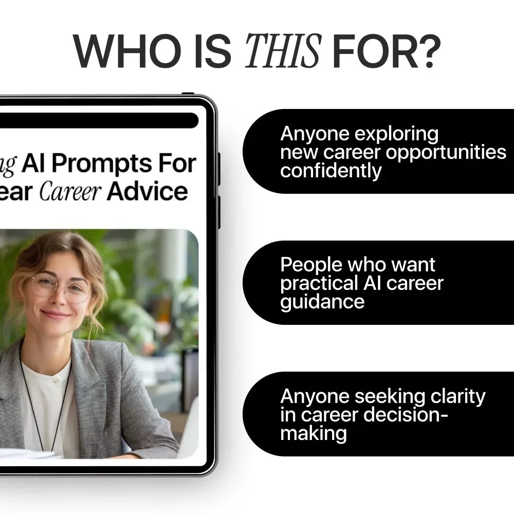 Using AI Prompts for Clear Career Advice – Ultimate Guide to AI Prompts for Career Advice, Career Clarity eBook, Career Growth Checklist