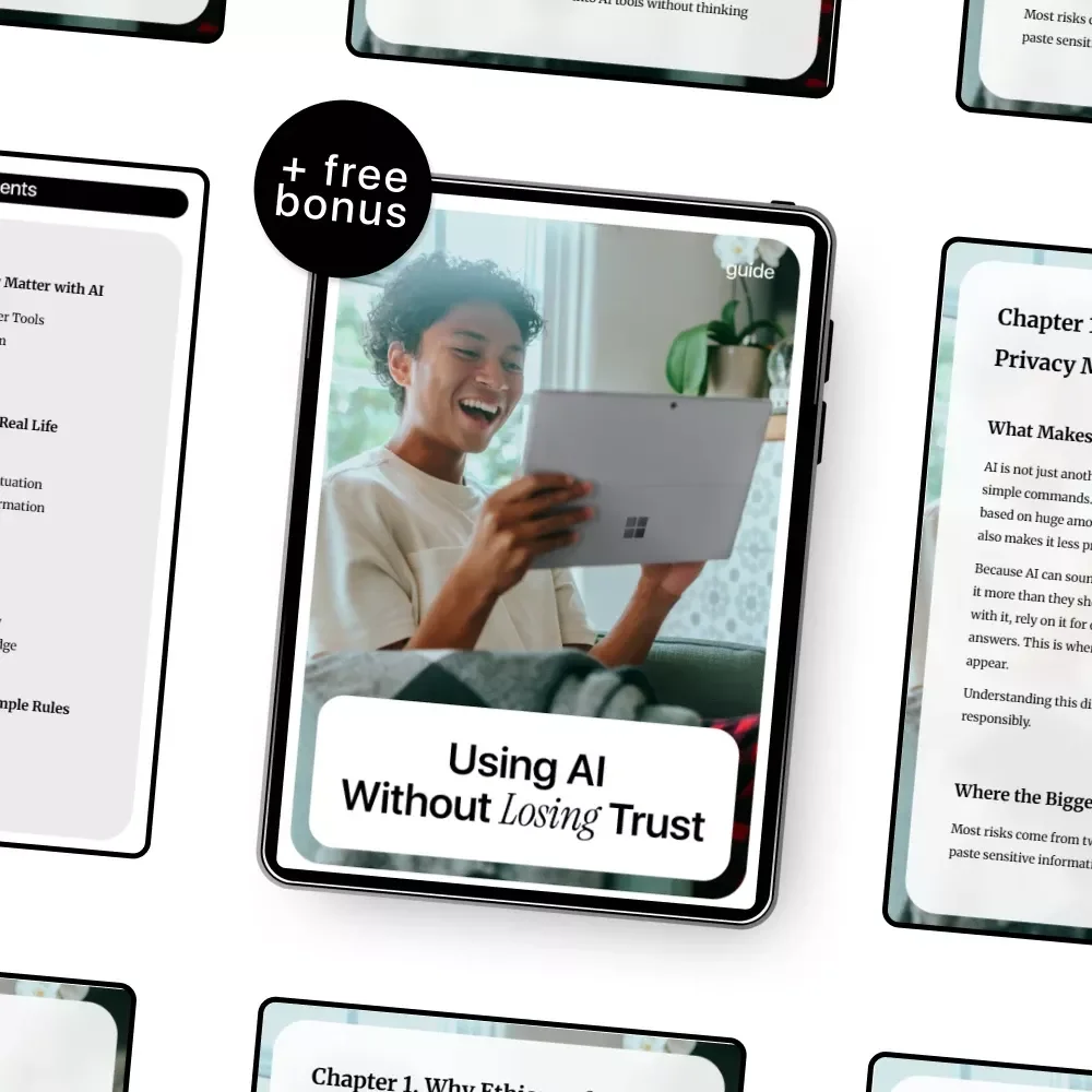 Using AI Without Losing Trust – Essential Guide on AI Ethics and Privacy Concerns for Safe, Responsible Digital Use