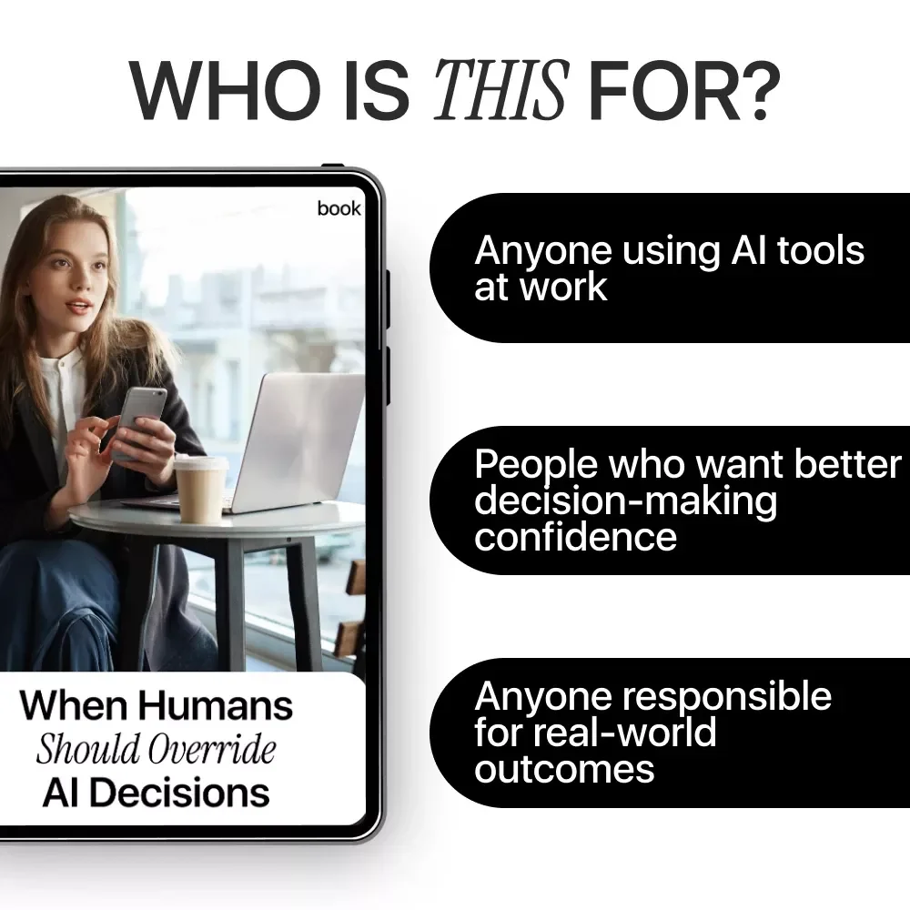 When Humans Should Override AI Decisions | AI Ethics Guide, Human Oversight eBook, Responsible AI Decision-Making Download