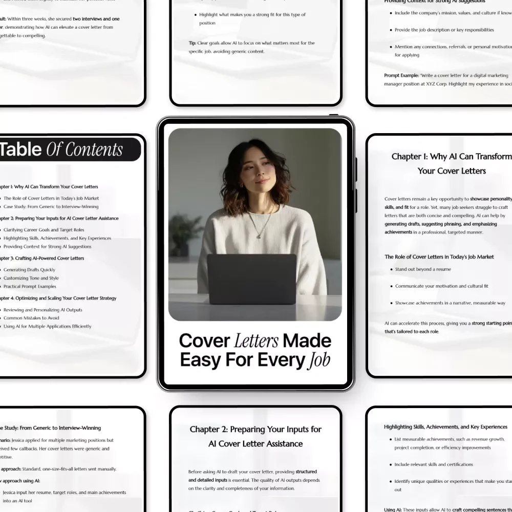 Cover Letters Made Easy for Every Job – AI Cover Letter Help Guide for Crafting Personalized, Interview-Winning Applications