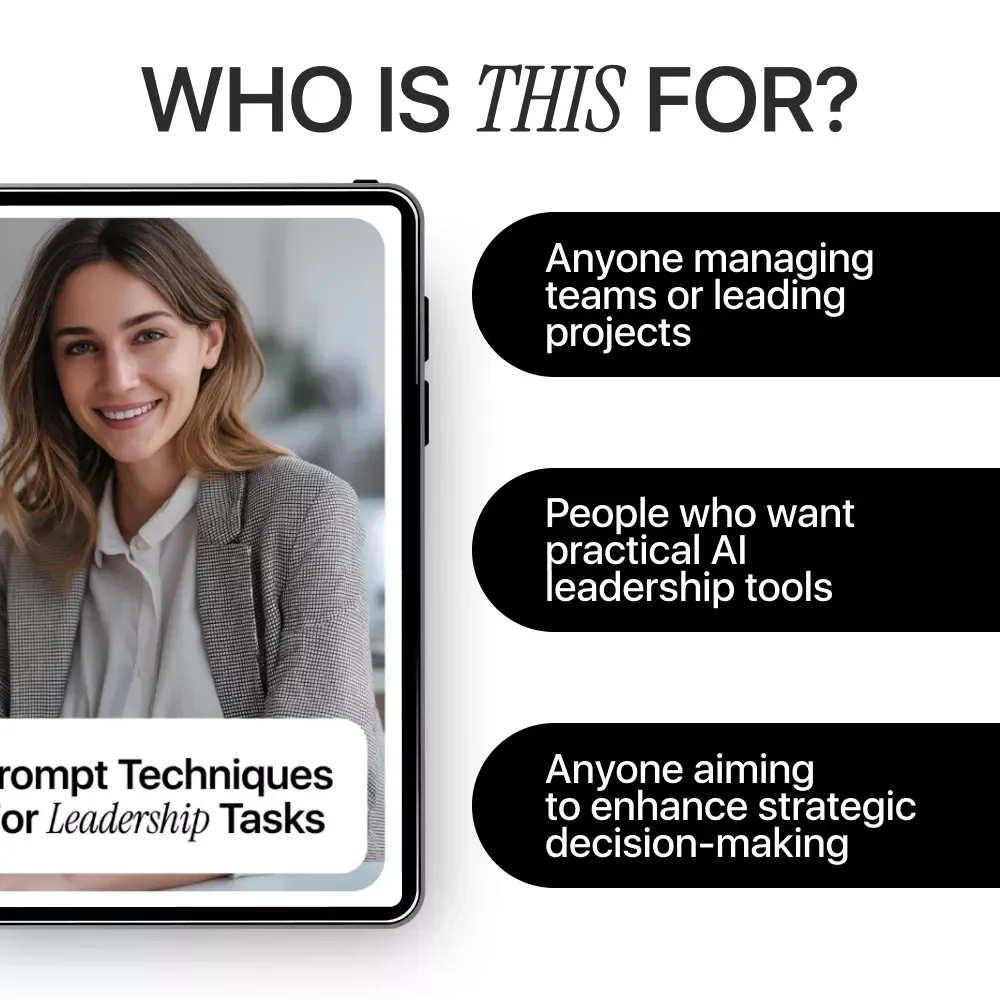 Prompt Techniques for Leadership Tasks – Practical AI Guide for Managers, Executives & Team Leaders | Prompt Techniques for Leadership Tasks