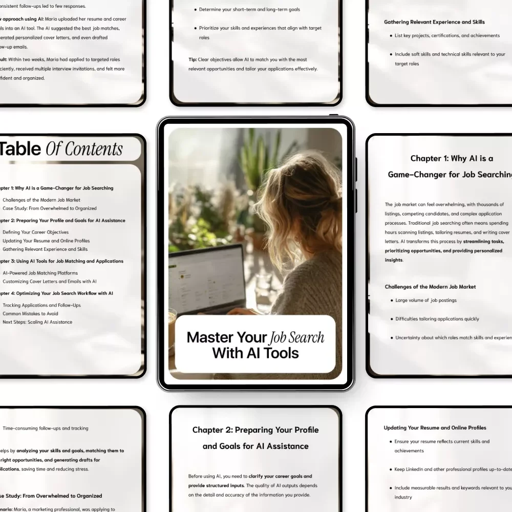 Master Your Job Search with AI Tools – Ultimate Guide to Job Search with AI Tools for Resumes, Applications & Career Success