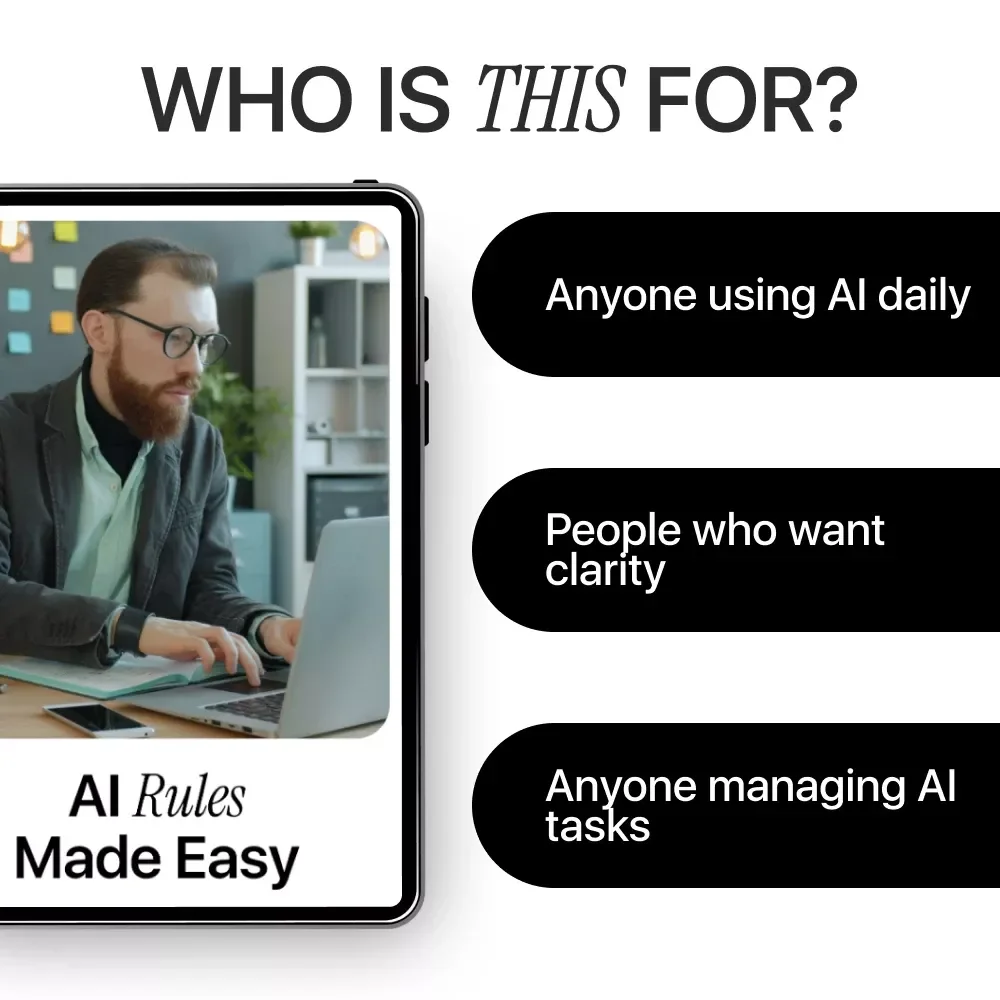 AI Rules Made Easy: A Simple Guide to AI Ethics Policies Explained Simply – Digital Download for Teams, Professionals, and Everyday AI Users