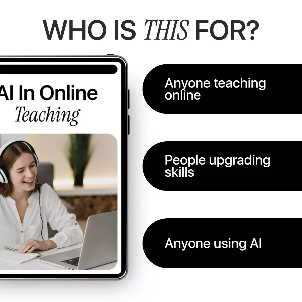 AI in Online Teaching – Modern eBook for Digital Educators | AI-Powered Classroom Strategies for Teachers