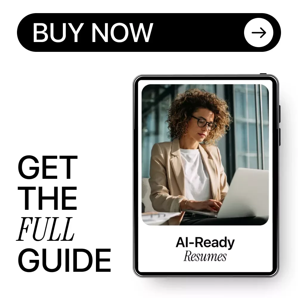 AI-Ready Resumes | Digital Download Guide for AI-Optimized CVs, Resume Templates, and Job Success Tips