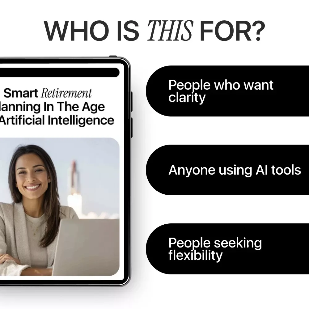 Smart Retirement Planning in the Age of Artificial Intelligence | AI for Creating Retirement Plans eBook | Modern Financial Planning Guide