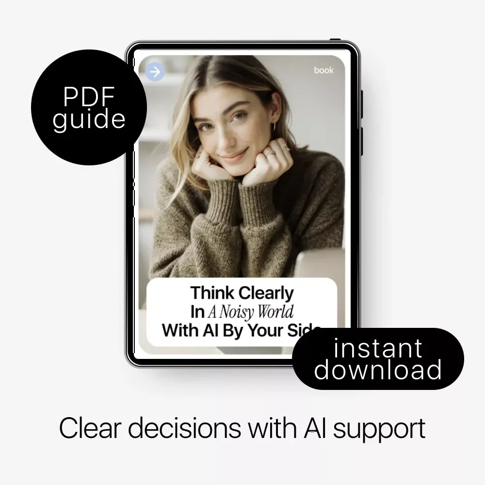 Think Clearly in a Noisy World with AI by Your Side – eBook on AI Support for Better Decisions, Daily Choices, Career, Health, and Life Guidance