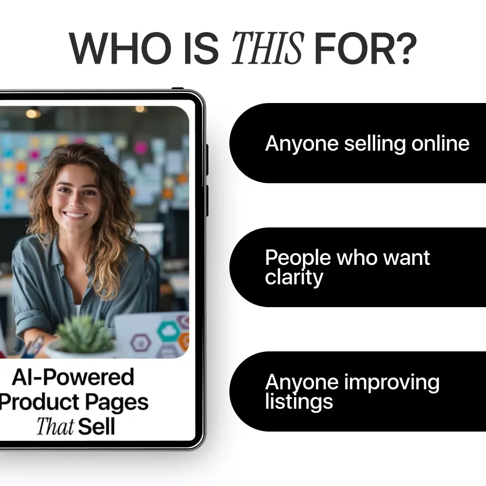AI-Powered Product Pages That Sell – Ultimate Guide for Creating High-Converting Ecommerce Listings Using AI, Perfect for Digital Sellers, Shopify Stores, Etsy Shops, and Online Brands | ai for creating ecommerce product pages