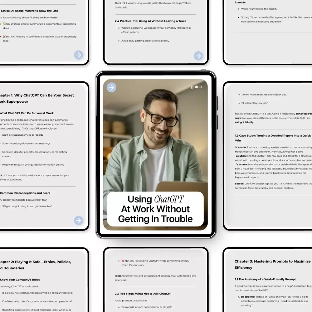 Using ChatGPT at Work Without Getting in Trouble | Smart AI Guide for Professionals | How to Use ChatGPT at Work Without Getting in Trouble