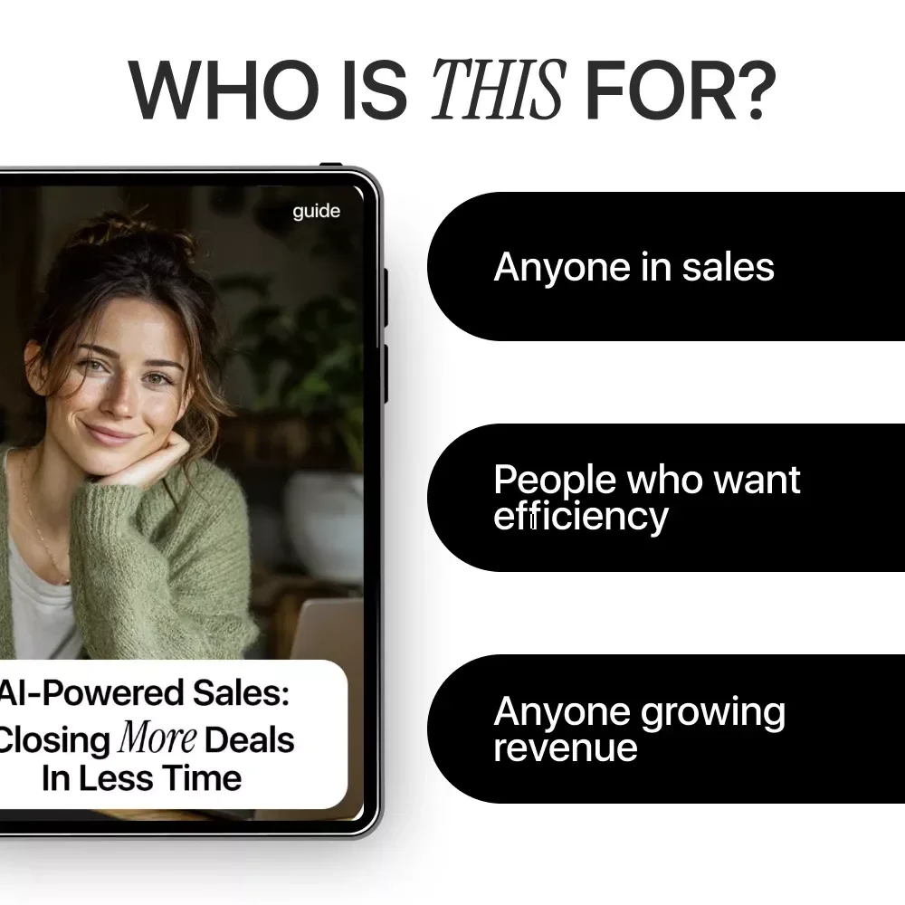 AI-Powered Sales: Closing More Deals in Less Time | Practical Guide on How to Use AI to Close More Deals Faster