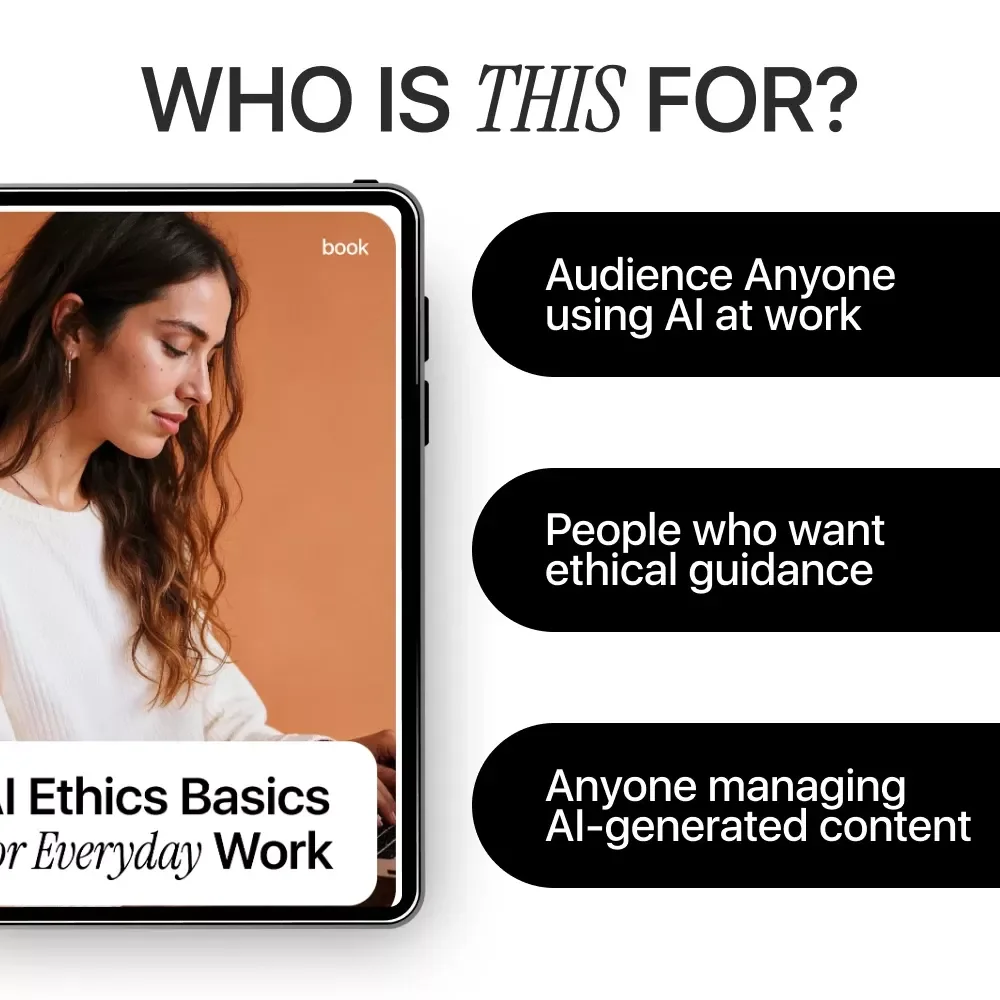 AI Ethics Basics for Everyday Work – Practical eBook Guide to Ethical AI Use, Safe AI Tasks, Transparency, and Trust in the Workplace