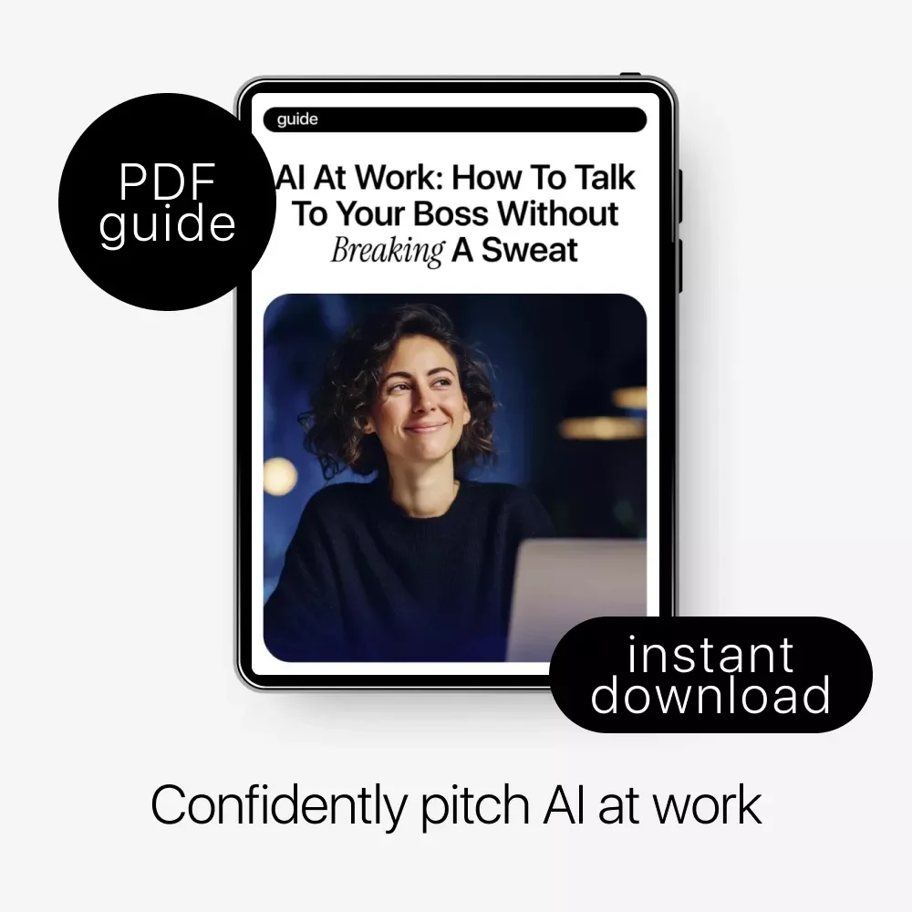 AI at Work: How to Talk to Your Boss Without Breaking a Sweat – Practical Workplace Guide on how to talk to your boss about using ai