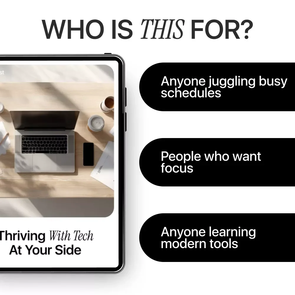 Thriving with Tech at Your Side – AI Impact on Work Life Checklist for Productivity, Focus & Smarter Workdays