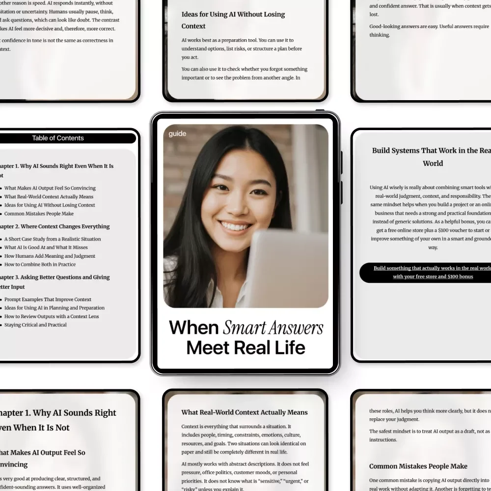 When Smart Answers Meet Real Life: A Practical Guide to Understanding AI Output vs Real World Context for Smarter Decisions