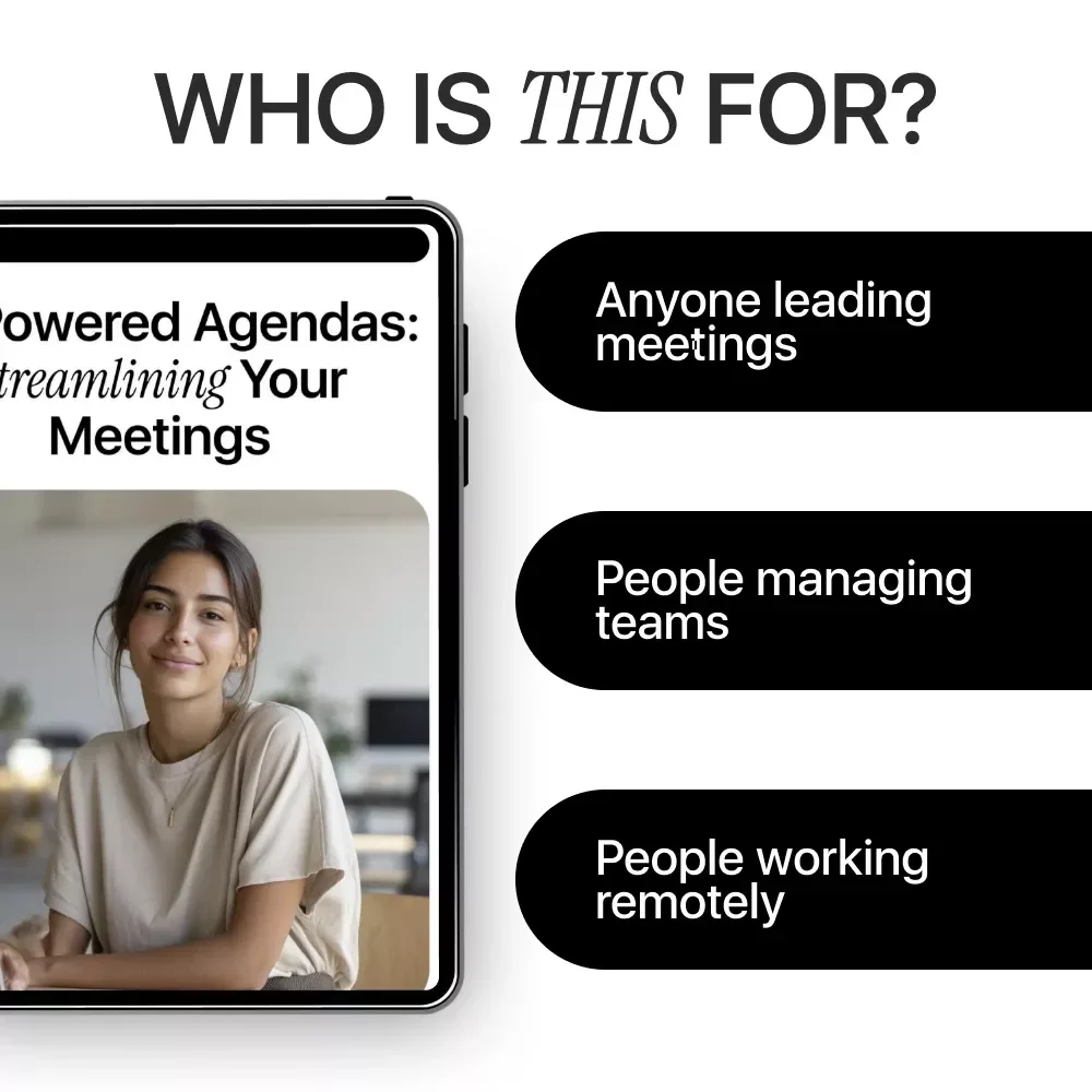 AI-Powered Agendas: Streamlining Your Meetings | Smart Guide to AI for Creating Meeting Agendas & Productive Team Planning