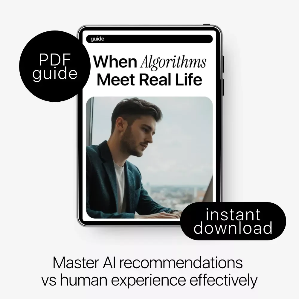 When Algorithms Meet Real Life: A Practical Guide to AI Recommendations vs Human Experience for Smarter Decisions
