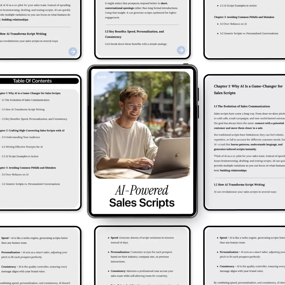 AI-Powered Sales Scripts – Smart Guide to ai for creating sales scripts That Convert, Personalize, and Scale Your Sales Conversations
