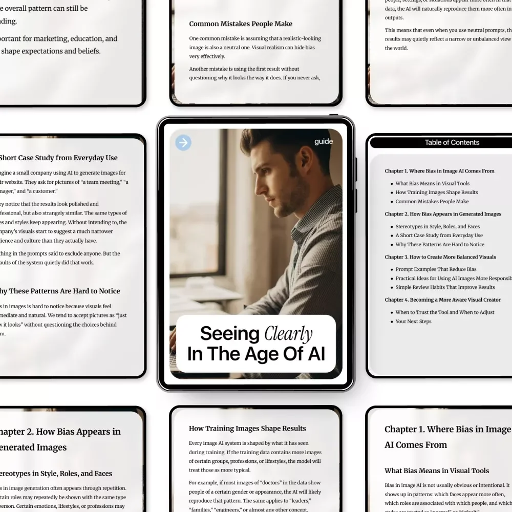 Seeing Clearly in the Age of AI | Visual Bias Awareness Guide for Ethical Image Creation, Prompting & Responsible AI Use