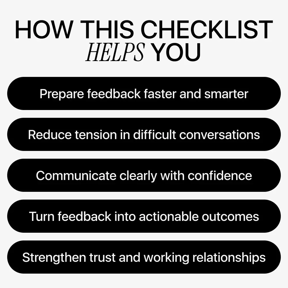 Smarter Feedback Conversations with AI | Digital Guide for Leaders, Managers & Coaches | Communication & Performance Improvement Toolkit