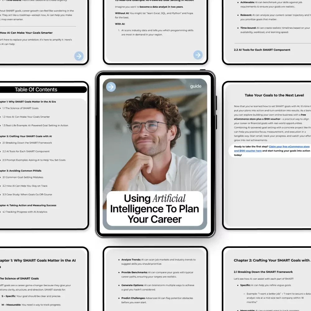 Using Artificial Intelligence to Plan Your Career – Smart Career Planning Guide | Learn how to use ai to set smart goals with Confidence