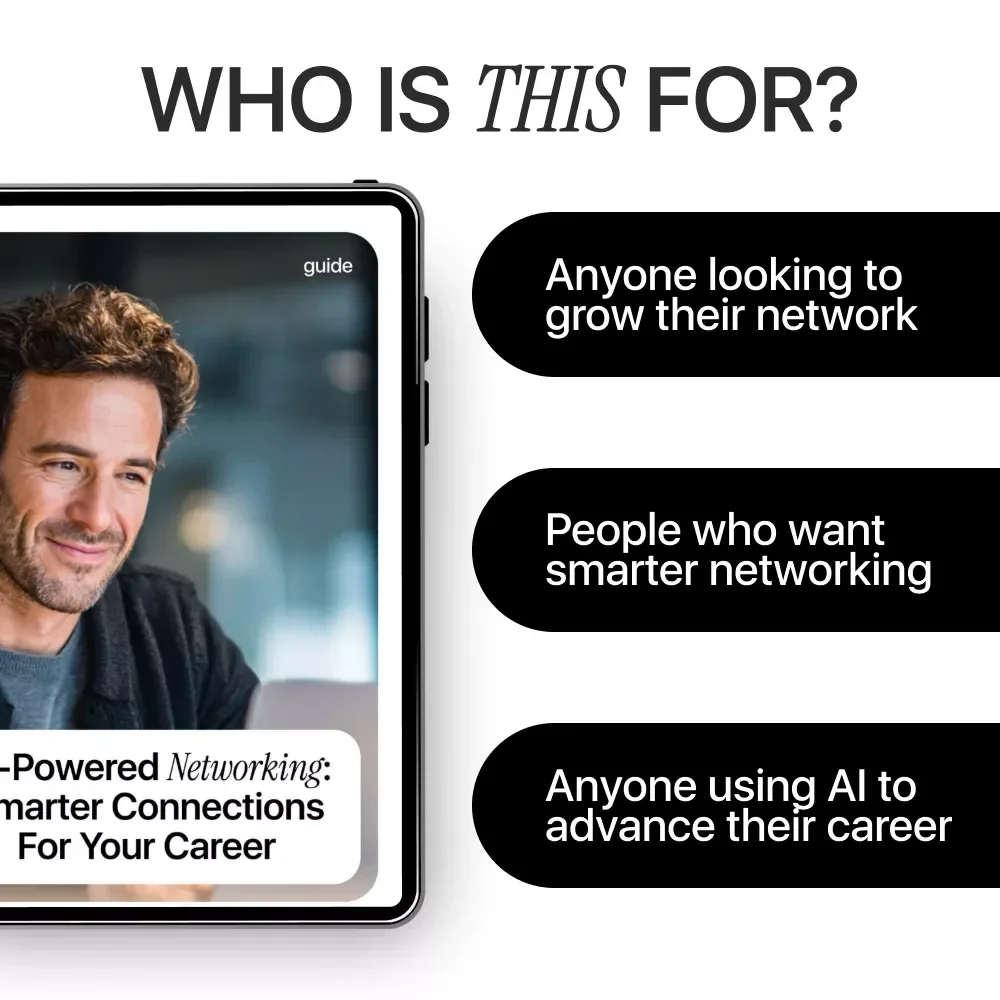 AI-Powered Networking: Smarter Connections for Your Career | Digital Guide & eBook for Professionals, Job Seekers & Entrepreneurs Using AI Tools